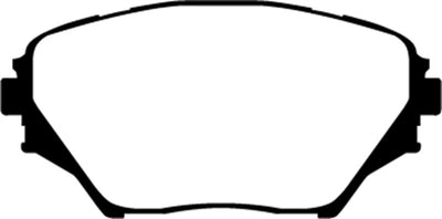 EBC 01-03 Toyota RAV 4 2.0 Greenstuff Front Brake Pads