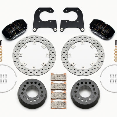 Wilwood Dynapro Lug Mount Single Rear Dynamic Kit SA Drilled M-W/Lamb Ends 1/2in Studs