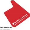 Rally Armor Universal Fit (No Hardware) Motorsport Spec Red UR Mud Flap w/ White Logo