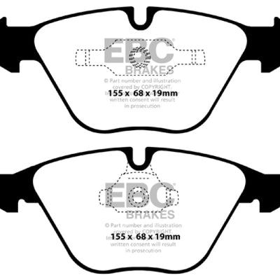 EBC 11+ BMW Z4 3.0 Twin Turbo iS (E89) Yellowstuff Front Brake Pads