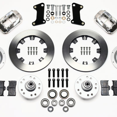 Wilwood Forged Dynalite Front Kit 12.19in Polished 67-69 Camaro 64-72 Nova Chevelle