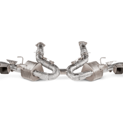 Akrapovic 2020+ Chevrolet Corvette C8 Slip-On Line (Titanium)