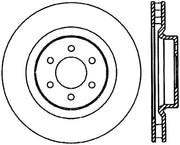 StopTech 92-02 Dodge Viper Drilled Front Right Cryo Rotor