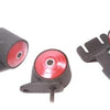 Innovative 90-93 Integra B-Series Black Steel Mounts 85A Bushings (Auto Trans)