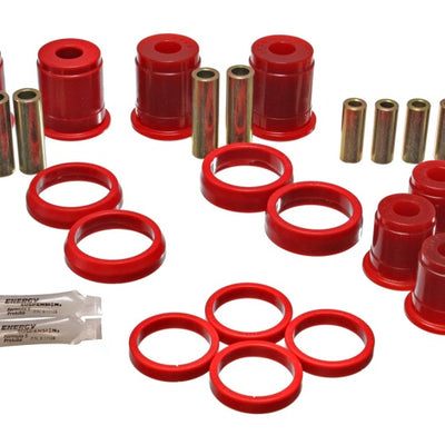Energy Suspension 93-98 Jeep Grand Cherokee Red Frt Control Arm Bushings-Must reuse OEM Outer Shells