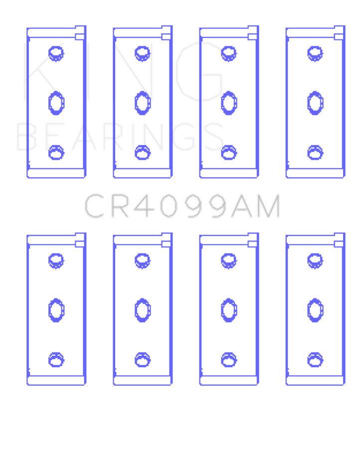 King Engine Bearings Fiat Tempra / 146 (Size 010) Rod Bearing Set