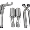 Corsa 2006-2010 Jeep Grand Cherokee 6.1L V8 Polished Sport Cat-Back Exhaust