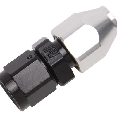 Russell Performance Black/Silver -6 AN Female Swivel to 3/8in Aluminum Tube
