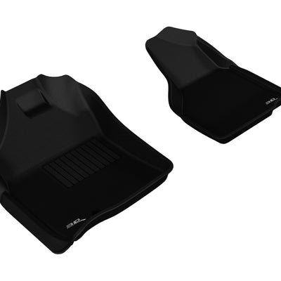 3D MAXpider 2009-2012 Dodge Ram 1500 Regular Cab Kagu 1st Row Floormat - Black