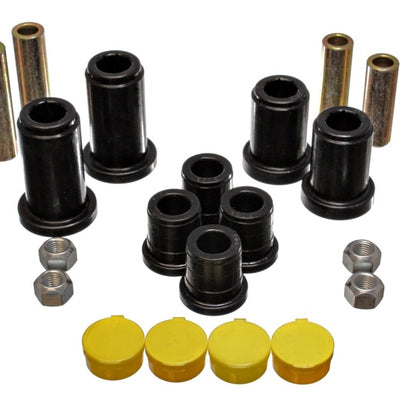 Energy Suspension 98-99 Tahoe/Yukon/Denali / 98-95 K5 Blazer 4WD Black Front End C/A Bushing Set