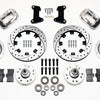 Wilwood Forged Dynalite Front Kit 12.19in Drilled Polished 74-80 Pinto/Mustang II Disc Spindle only