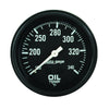 AutoMeter Gauge Oil Temperature 2-5/8in. 100-340 Deg. F Mechanical Black Autogage