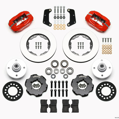 Wilwood Forged Dynalite Front Kit 10.75in Red 64-65 Mustang 6 Cylinder 4-lug