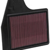 K&N Replacement Filter 11.438in O/S Length x 11.375in O/S Width x 1in H for 13 Nissan Altima 2.5L