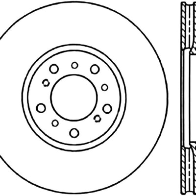 StopTech 01-06 BMW M3 Drilled Left Front CRYO Rotor