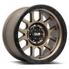 DV8 Offroad 883 Aluminum Beadlock Wheels 17x9 6x139.7 +0mm Matte Bronze