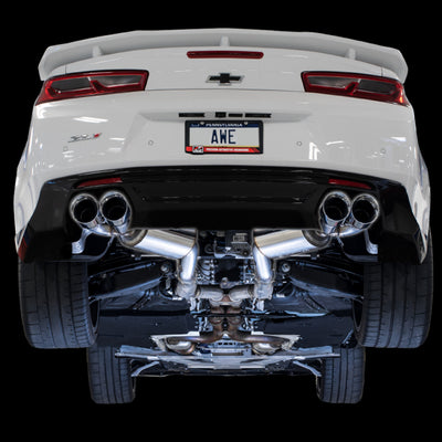 AWE Tuning 16-19 Chevrolet Camaro SS Axle-back Exhaust - Touring Edition (Quad Chrome Silver Tips)