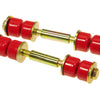 Prothane Universal End Link Set - 3 1/2in Mounting Length - Red