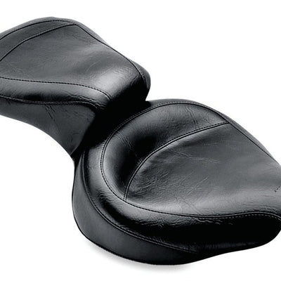 Mustang 58-84 Harley FX/FL Wide Touring 1PC Seat - Black