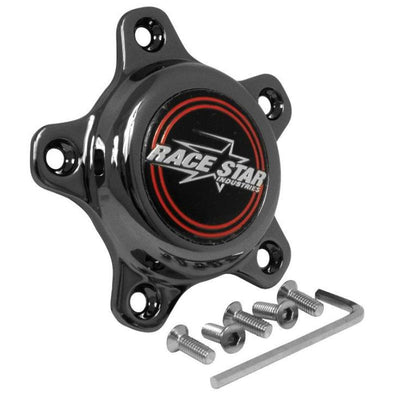 Race Star 5 Lug Cap Short Plastic Dark Star (incl. Medallion & Screws)