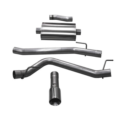 Corsa 2020-2025 Jeep Gladiator JT 3.6L Single Side Exit Cat-Back Exhaust w/ Single 4in Polished Tip