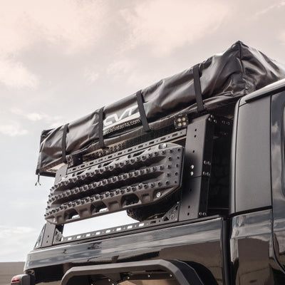 Road Armor TRECK Traction Board Brackets - Tex Blk (Pair)