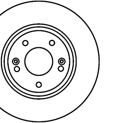 StopTech 09-18 Kia Forte Cryo Front Right Slotted Sport Brake Rotor