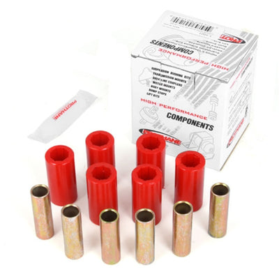 Rugged Ridge Leaf Spring Bushing Kit Front or Rear Red 55-75 CJ