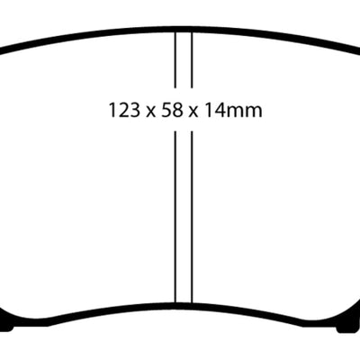 EBC 06-15 Mazda Miata MX5 2.0 Ultimax2 Front Brake Pads