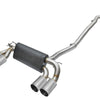 aFe 16-18 BMW M2 L6-3.0L MACH Force-Xp 3in to 2.5in 304 SS Cat-Back Exhaust System-Quad Polish Tips