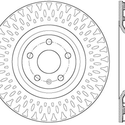 StopTech Slotted & Drilled Sport Brake Rotor