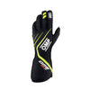 OMP One Evo X Gloves Black/Fluorescent Yellow - Size XL (Fia 8856-2018)