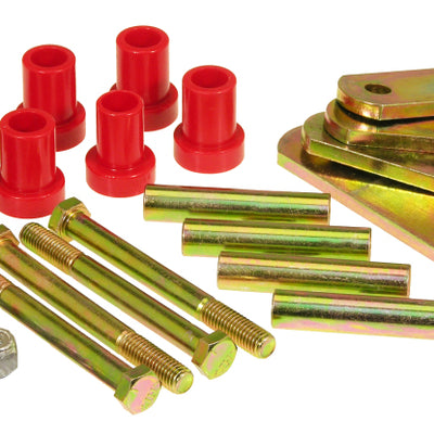 Prothane Chrysler HD Conversion Shackle Kit for Super Stock Springs - Red
