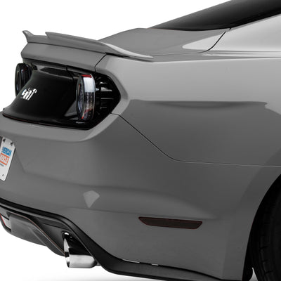 Raxiom 15-22 Ford Mustang Halo LED Tail Lights - Gloss Black Housing (Smoked Lens)