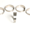 Ticon Industries 1-7/8in 45 Degree 2.82in CLR Tight Radius 1mm Wall Titanium Pie Cuts - 5pk