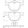 StopTech Street Touring 06 BMW 330 Series (Exc E90) Series Rear Brake Pads