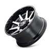 ION Type 143 20x10 / 8x165.1 BP / -19mm Offset / 125.2mm Hub Black/Machined Wheel