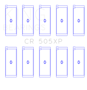 King Engine Bearings Audi 2.1L/2.2L 10V/20V 5cyl Turbo (Size STDX) Performance Rod Bearing Set