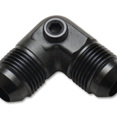 Vibrant -8AN to -8AN Male 90 Degree Union Adapter Fitting with 1/8in NPT Port