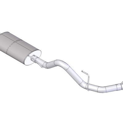 Corsa 2011-2014 Ford F-150 EcoBoost 3.5L V6 Polished Sport Cat-Back Exhaust