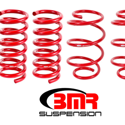 BMR 15-17 S550 Mustang Performance Version Lowering Springs (Set Of 4) - Red