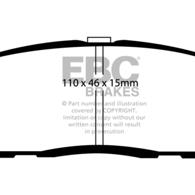EBC 10+ Chevrolet Equinox 2.4 Ultimax2 Rear Brake Pads