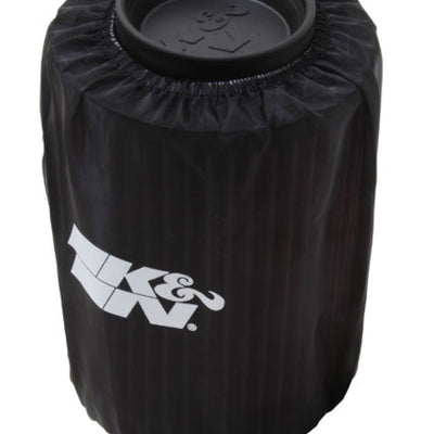 K&N Air Filter Wrap Drycharger - Round Straight - Black for Polaris Ranger