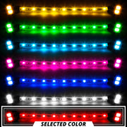 XK Glow Single Color XKGLOW UnderglowLED Accent Light Car/Truck Kit Red - 4x8In