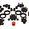 Energy Suspension 92-96 Honda Prelude Black Hyper-Flex Master Bushing Set