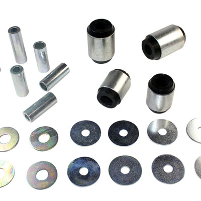 Whiteline Plus 02-09 Lexus GX470 / 06+ Toyota FJ Cruiser Fr C/A - Lwr Inner Front & Rear Bushing Kit