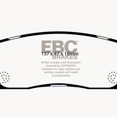 EBC 07+ Buick Enclave 3.6 Ultimax2 Rear Brake Pads