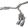 aFe 18-20 Audi RS5 Coupe MACH Force-Xp 3in to 2.5in 304 SS Axle-Back Exhaust System-Quad Polish Tips