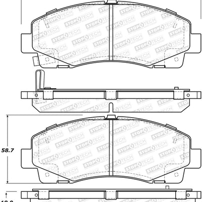 StopTech Street Brake Pads - Front