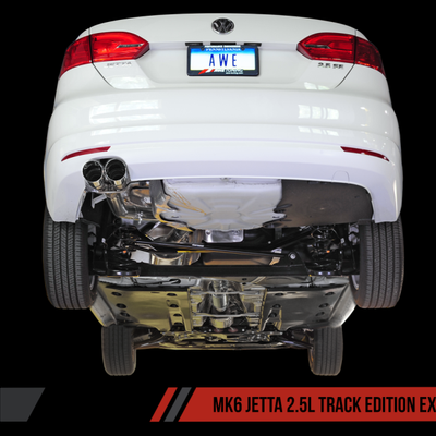 AWE Tuning Mk6 Jetta 2.5L Track Edition Exhaust - Polished Silver Tips